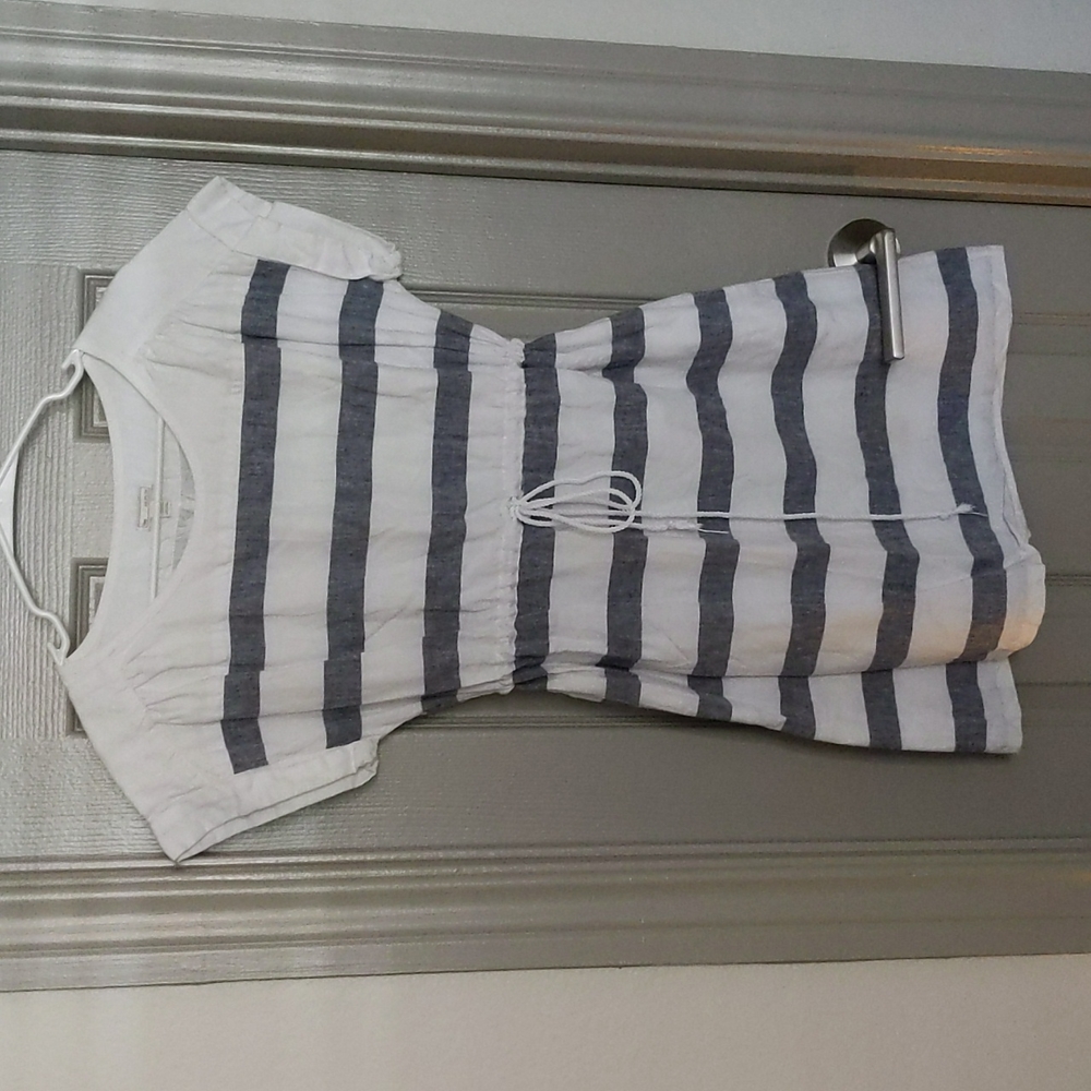 Stripes Gap Linen Dress
